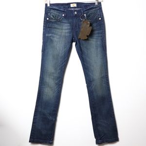 Antik Denim Straight Leg Jeans - Deep Blue